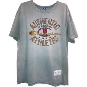 Vintage 1990 Champion Graphic crew Neck Tee Shirt Men’s Size L